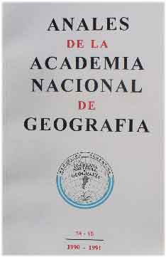 Anales de la Academia Nacional de Geografía N° 14-15