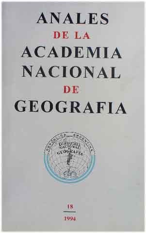 Anales de la Academia Nacional de Geografía N° 18