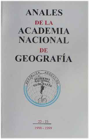 Anales de la Academia Nacional de Geografía N° 22-23