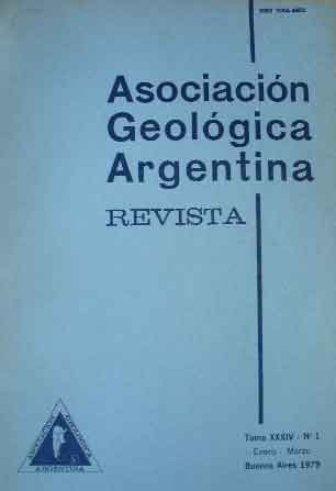 Asociación Geológica Argentina. Revista Tomo XXXVII - N° 1