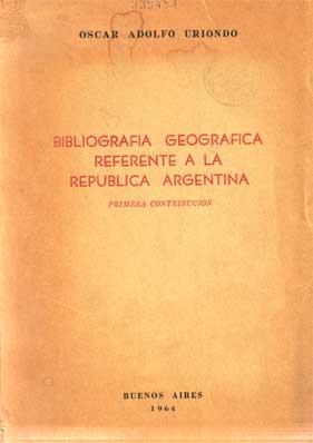 Bibliografía geográfica referente a la República Argentina