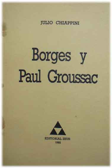 Borges y Paul Groussac