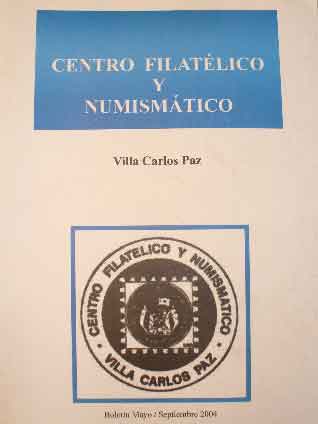 Centro Filatélico y Numismático. Villa Carlos Paz. Boletín