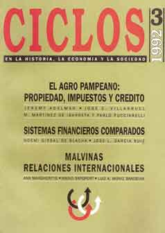 Ciclos en la historia, la economía y la sociedad N° 3 (1992)