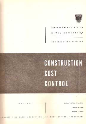 Construction Cost Control