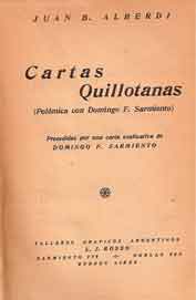 Cartas Quillotanas (polémica con Domingo F. Sarmiento)
