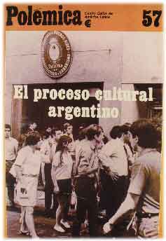 El proceso cultural argentino