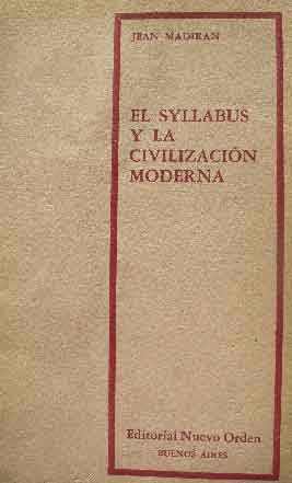 El Syllabus y la Civilización Moderna