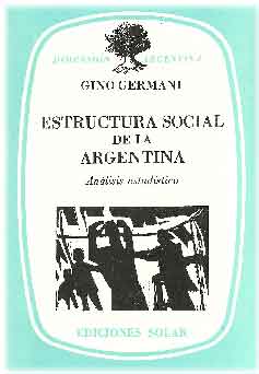 Estructura Social de la Argentina. Análisis estadístico