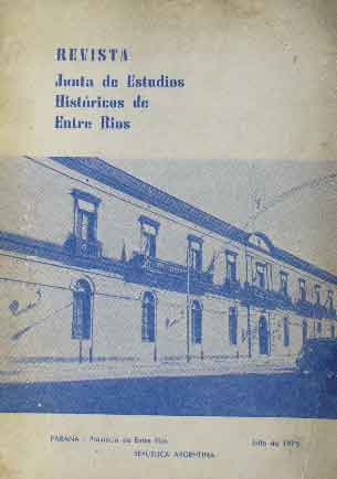 Revista Junta de Estudios Históricos de Entre Ríos