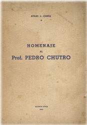 Homenaje al Prof. Pedro Chutro