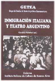 Inmigración Italiana y Teatro Argentino