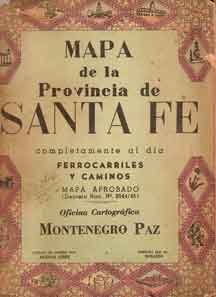 Mapa de la provincia de Santa Fe