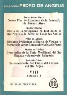 Coleccion Pedro de Angelis. Tomo VIII, Volumen B
