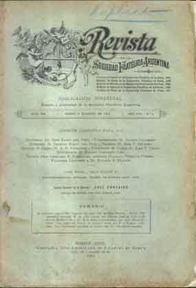 Revista de la Sociedad Filatélica Argentina (vs. num)
