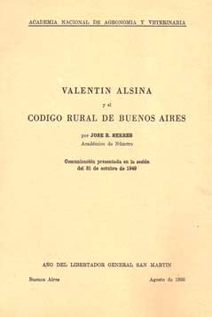 Valentín Alsina y el Codigo Rural de Buenos Aires